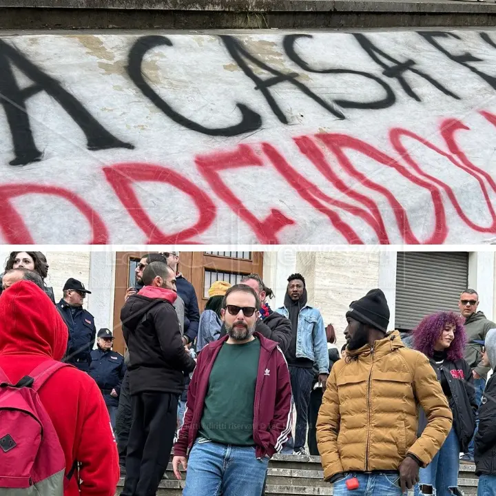 Emergenza abitativa a Cosenza: scongiurato (per ora) lo sgombero di via Savoia dopo la protesta di Prendocasa\n