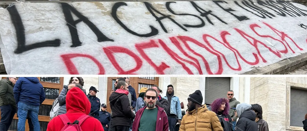 Emergenza abitativa a Cosenza: scongiurato (per ora) lo sgombero di via Savoia dopo la protesta di Prendocasa\n