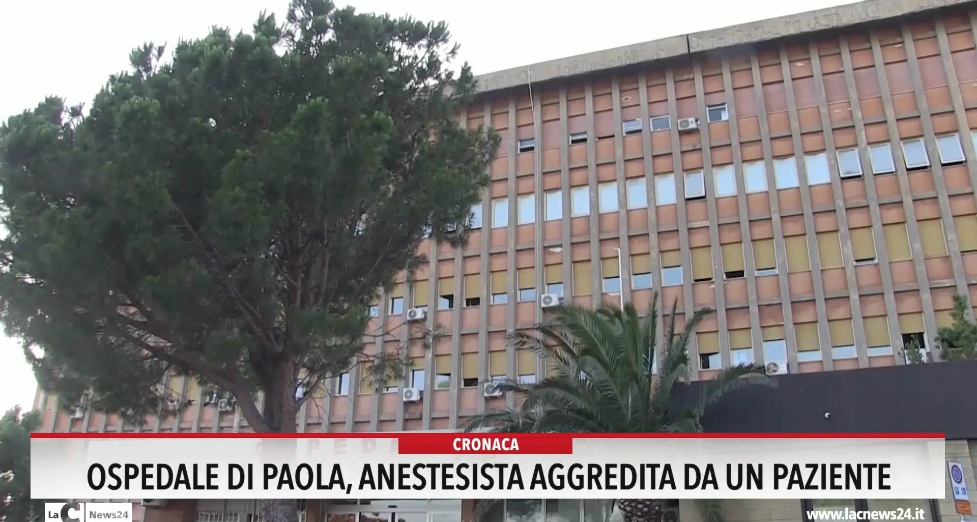 Ospedale di Paola, anestesista aggredita da un paziente