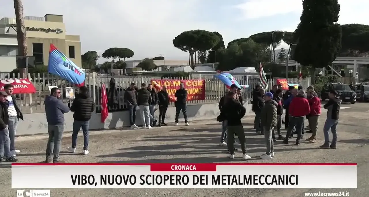 Vibo, nuovo sciopero dei metalmeccanici