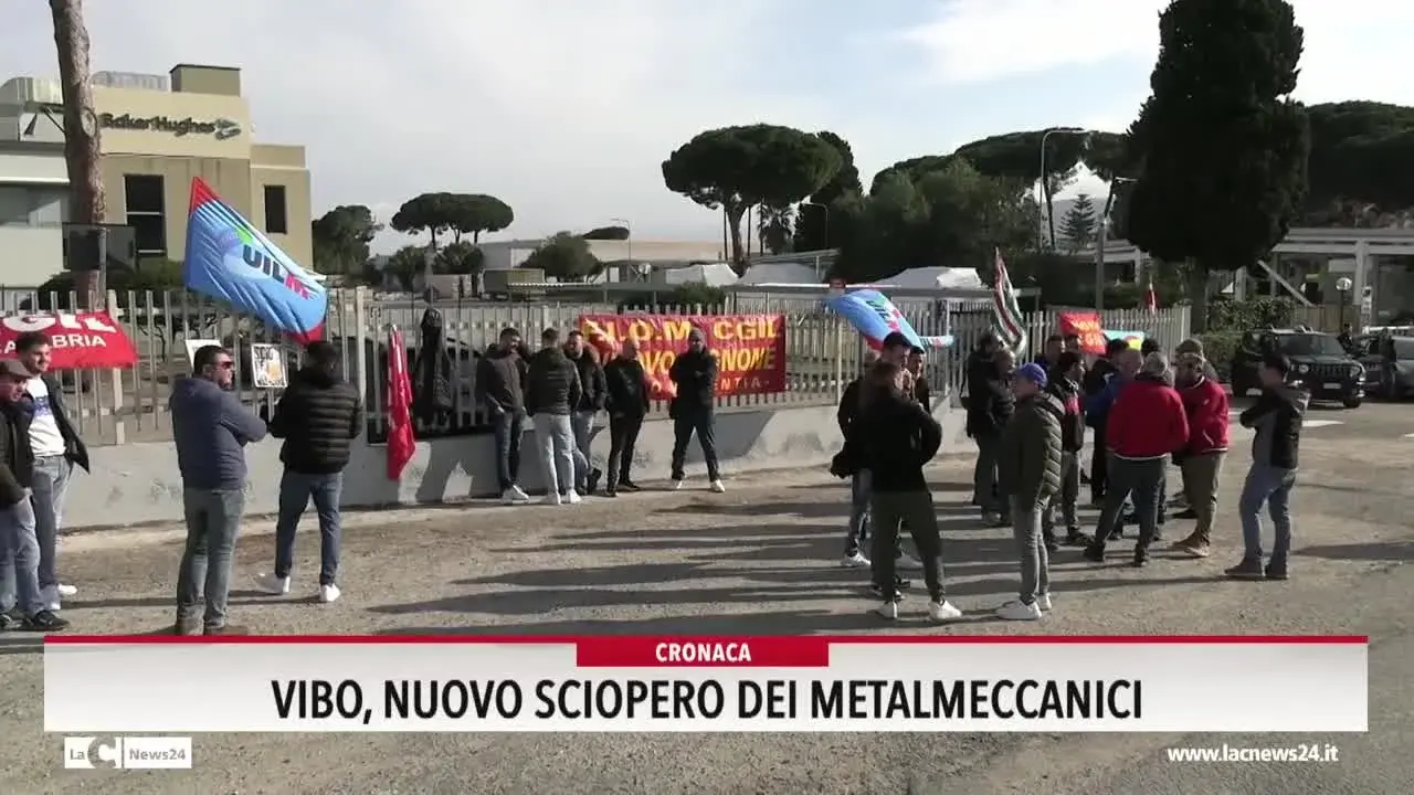 Vibo, nuovo sciopero dei metalmeccanici