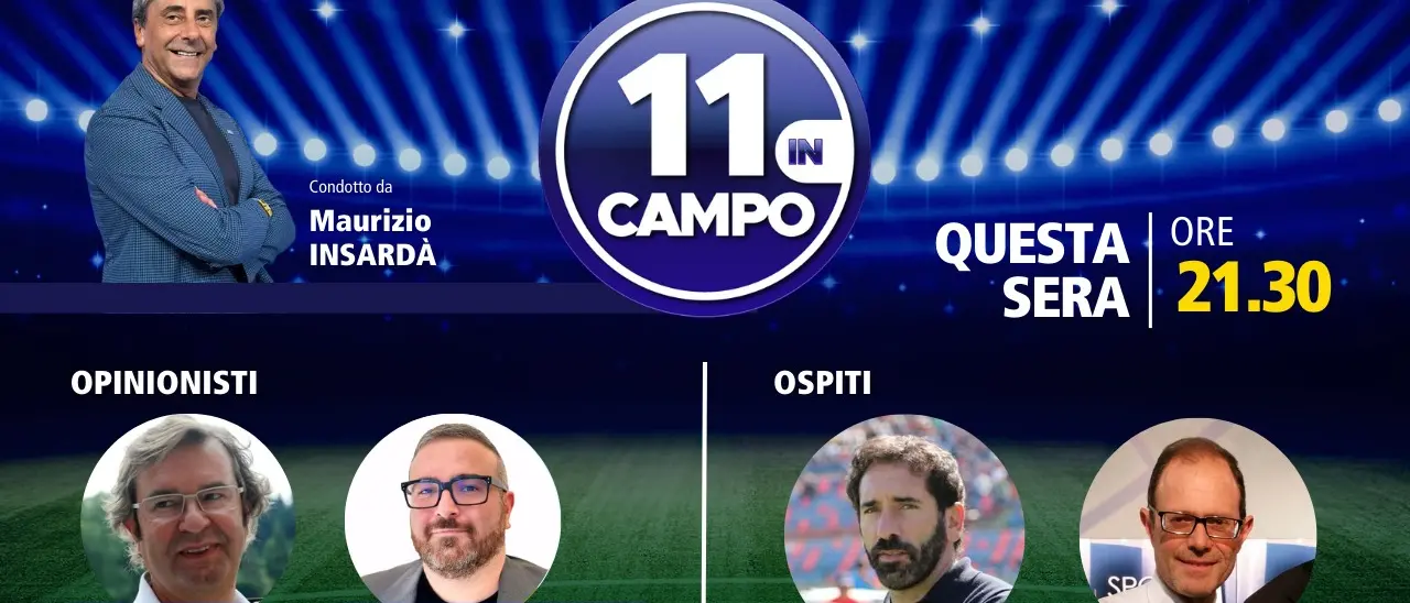 Fabio Caserta a 11 in Campo, l’allenatore del Catanzaro ospite del programma calcistico di LaC Tv: appuntamento alle 21.30