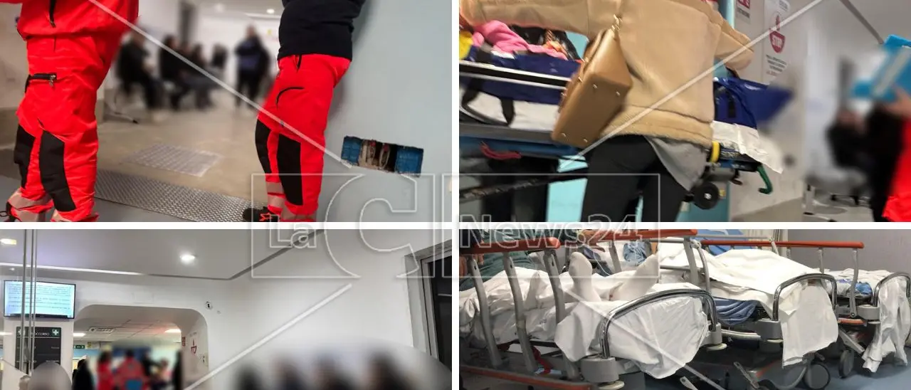 Pronto soccorso nel caos, solo i codici rossi accettati all’ospedale di Cosenza e pazienti dirottati altrove:\u00A0panico a Corigliano-Rossano\n
