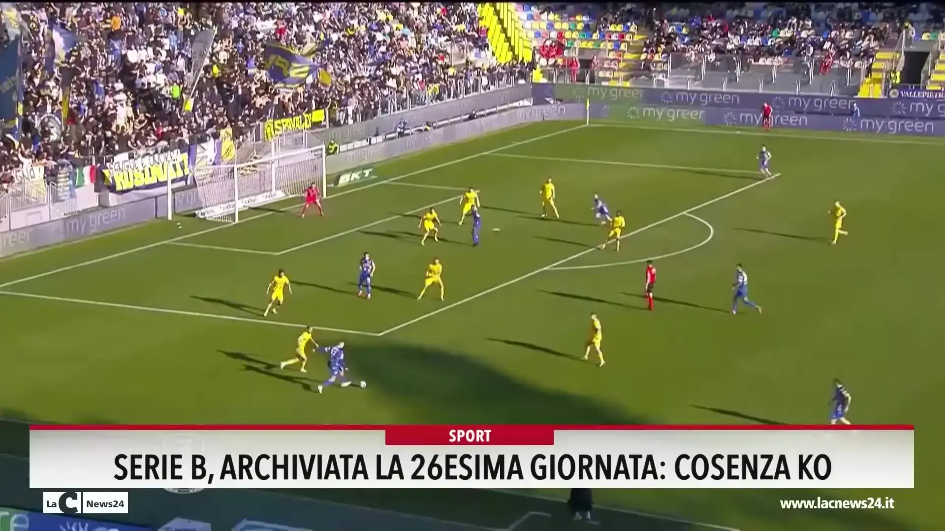 Serie B, archiviata la 26esima giornata: Cosenza ko