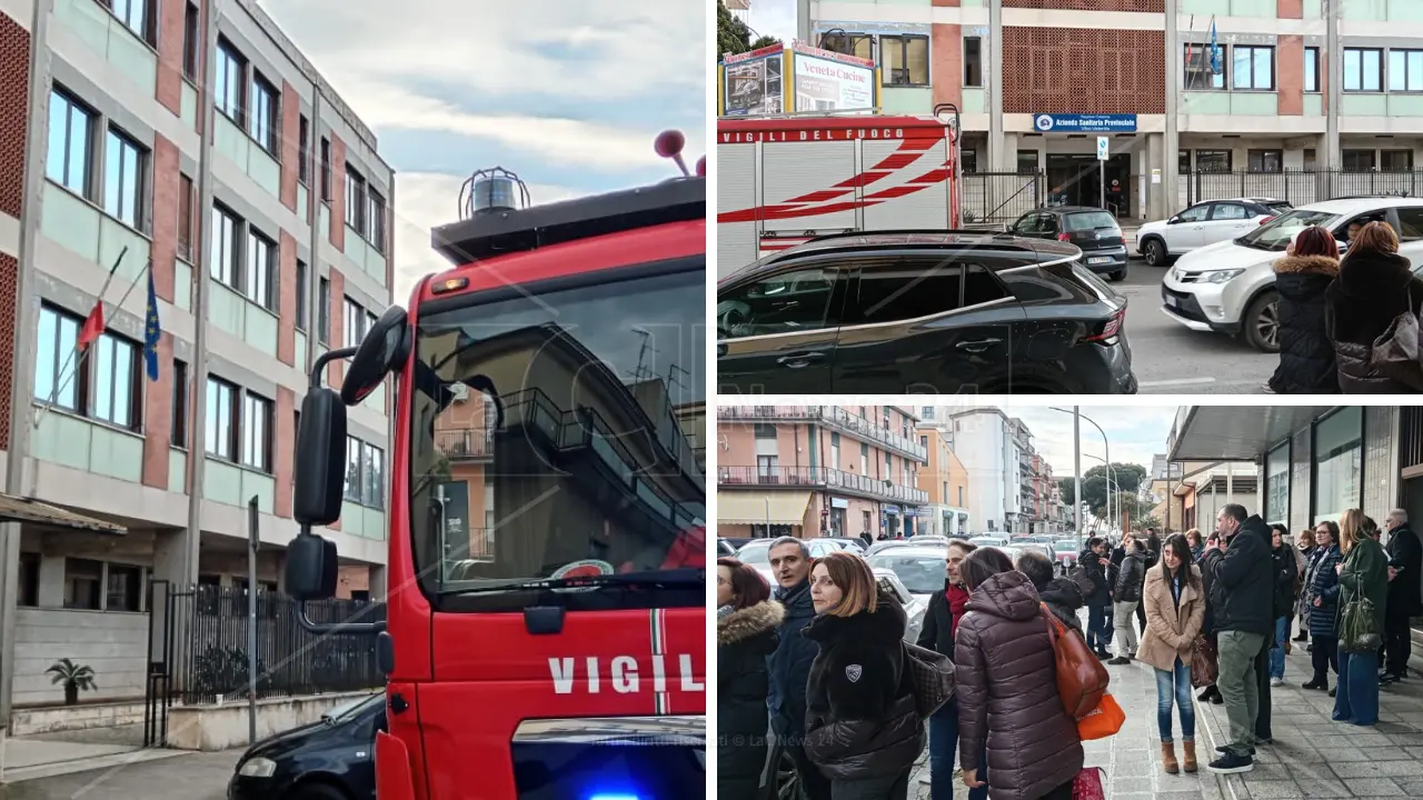 Evacuati gli uffici dell’Asp di Vibo Valentia, forte odore di gas e dipendenti in strada