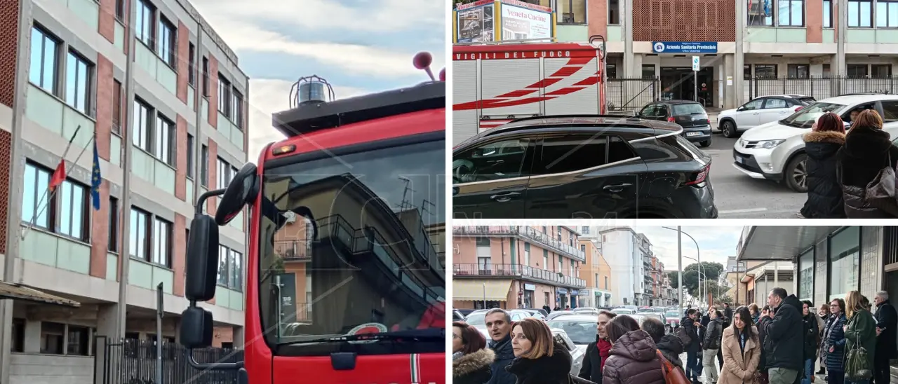 Evacuati gli uffici dell’Asp di Vibo Valentia, forte odore di gas e dipendenti in strada