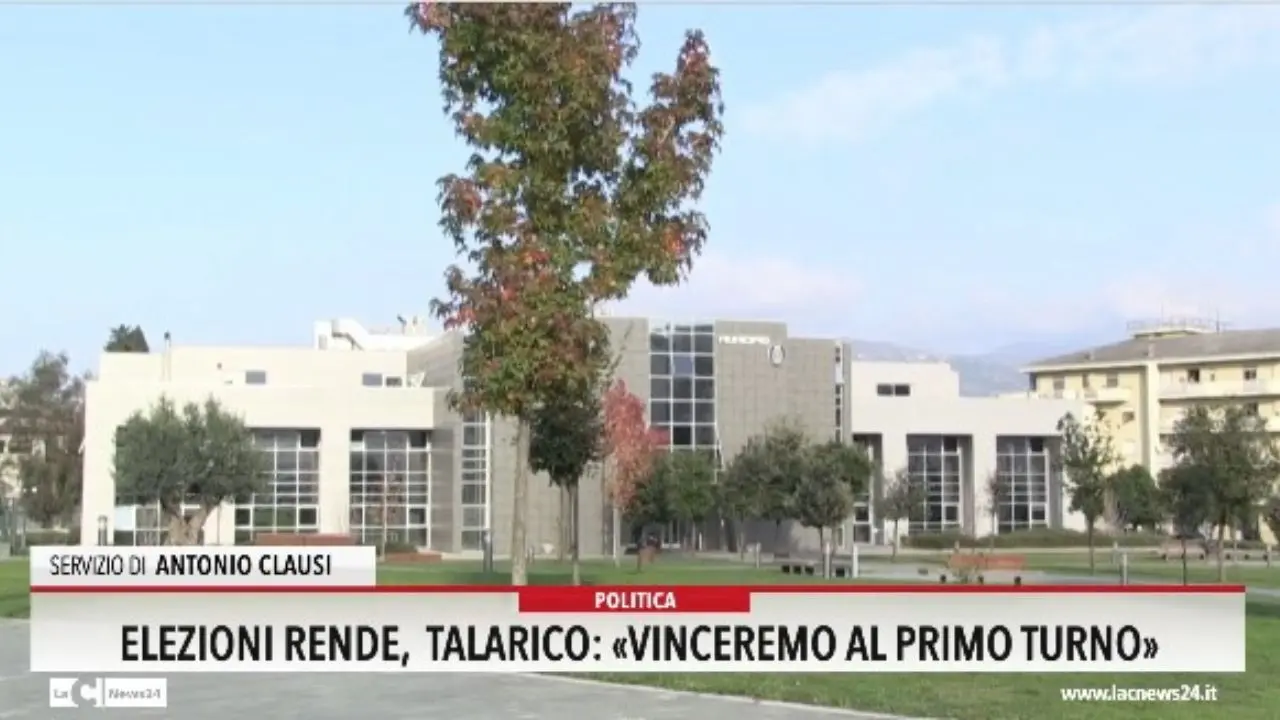 Elezioni Rende, Talarico: «Vinceremo al primo turno»