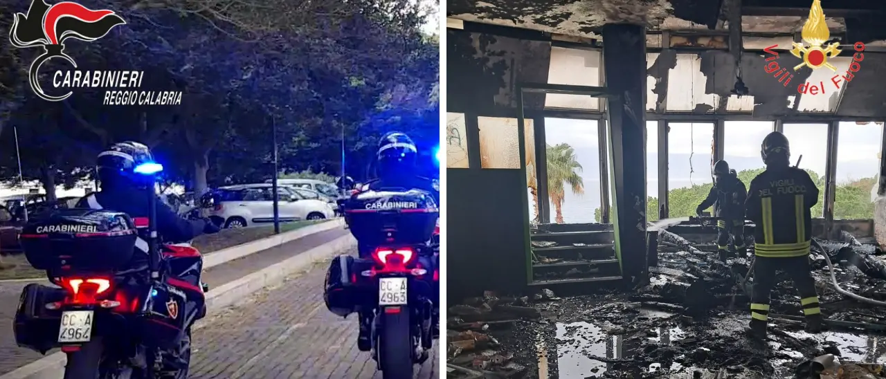 Reggio Calabria, arrestato il piromane che ha appiccato l’incendio al lido comunale La Torre Nervi