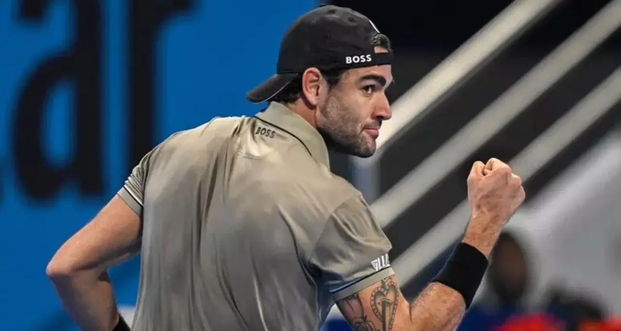 Atp 500 Doha,\u00A0la prima volta di Berrettini contro Djokovic: l’azzurro vince in due set e accede agli ottavi