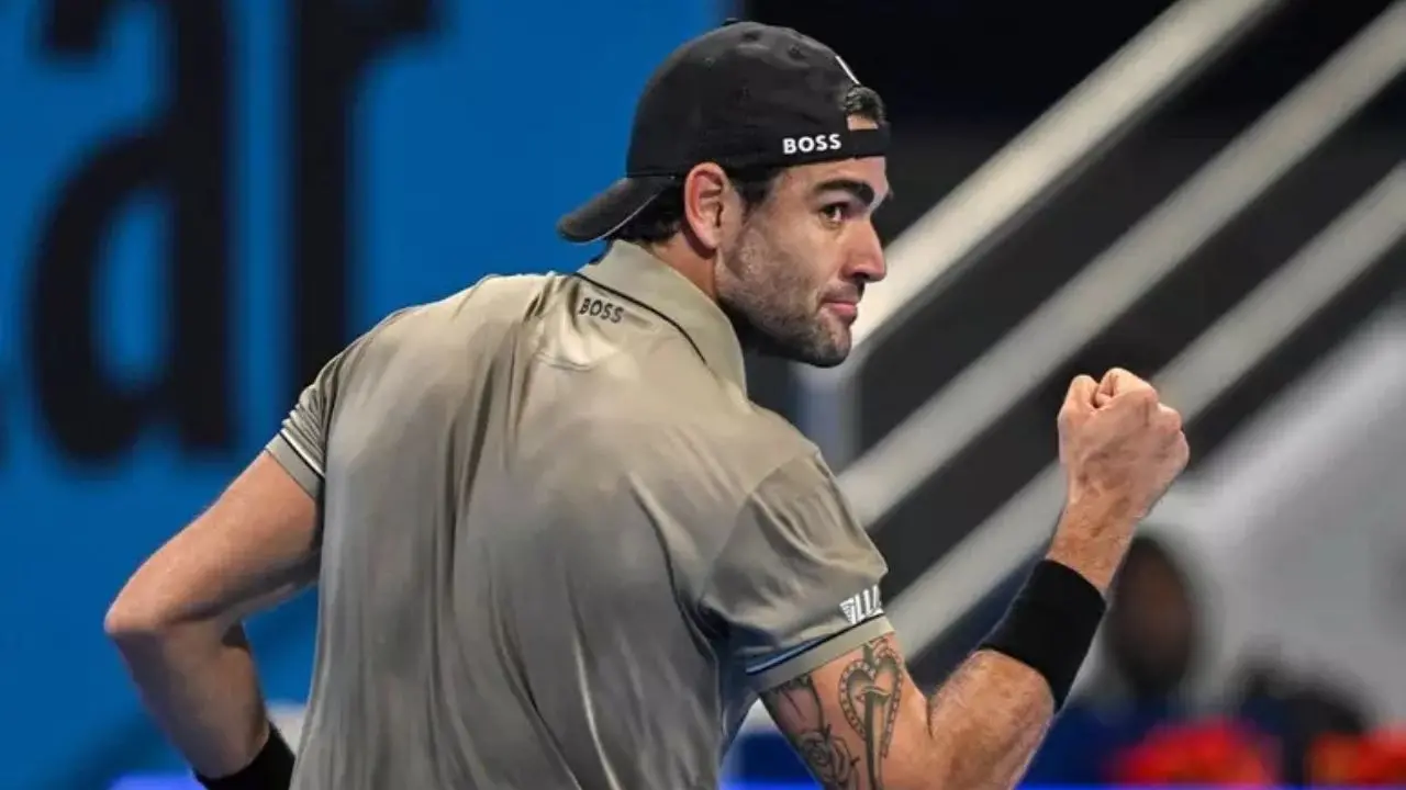 Atp 500 Doha,\u00A0la prima volta di Berrettini contro Djokovic: l’azzurro vince in due set e accede agli ottavi