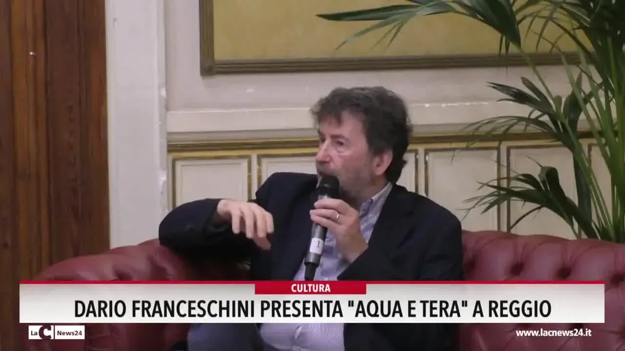 Dario Franceschini presenta Aqua e Tera a Reggio