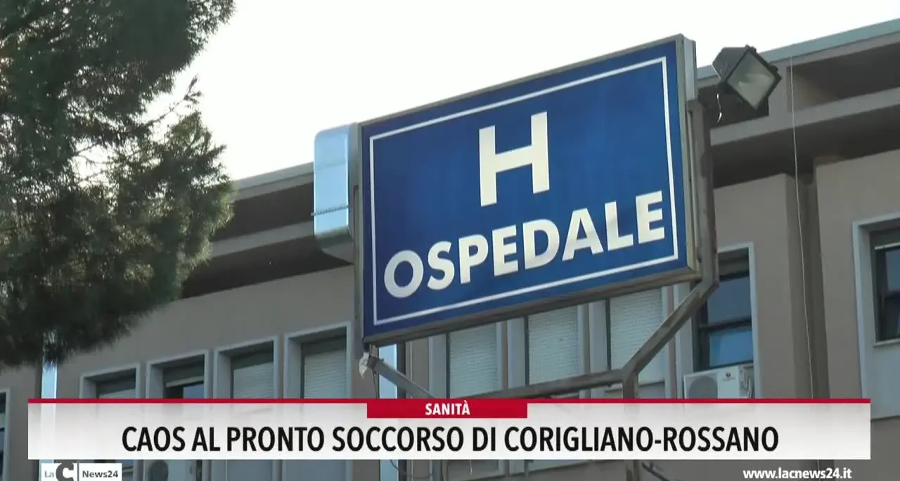 Caos al pronto soccorso di Corigliano Rossano