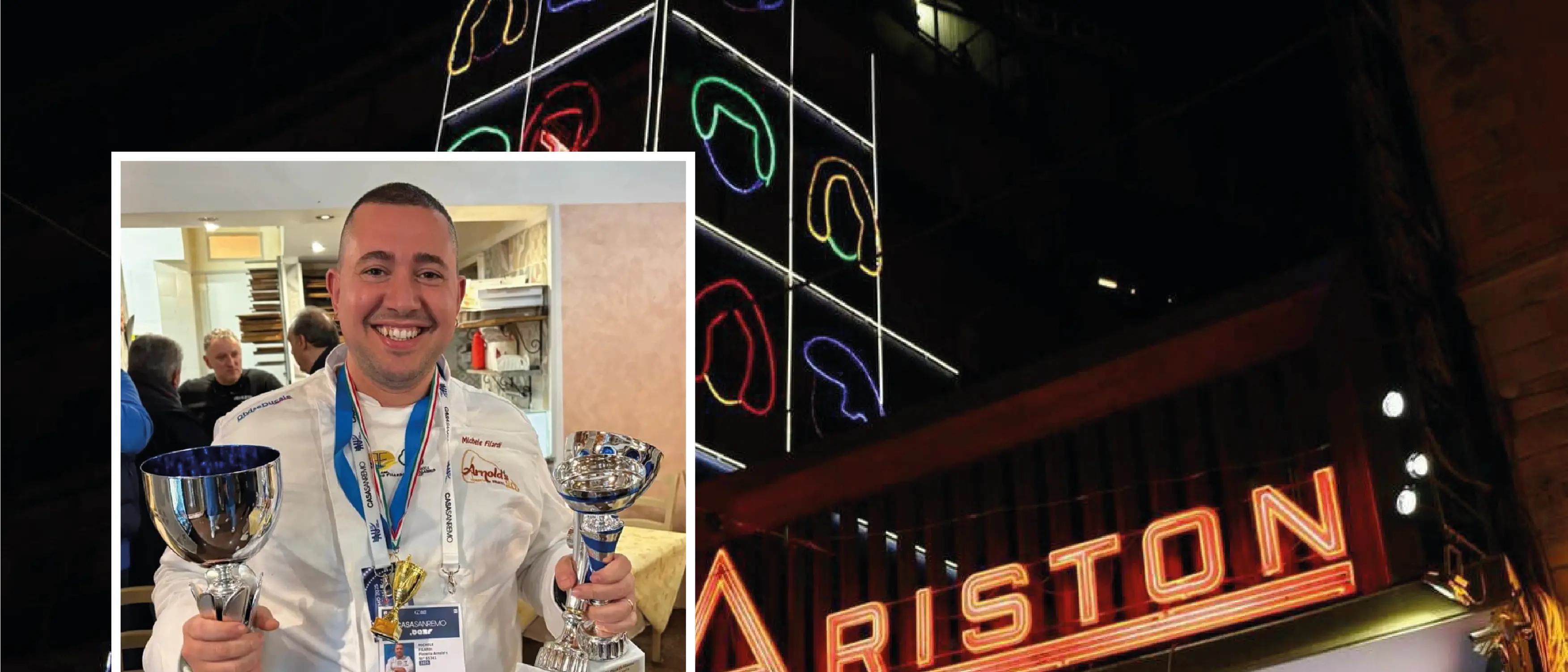 A Sanremo “La pizza è musica”, la competizione gastronomica premia il giovane calabrese Michele Filardi\n