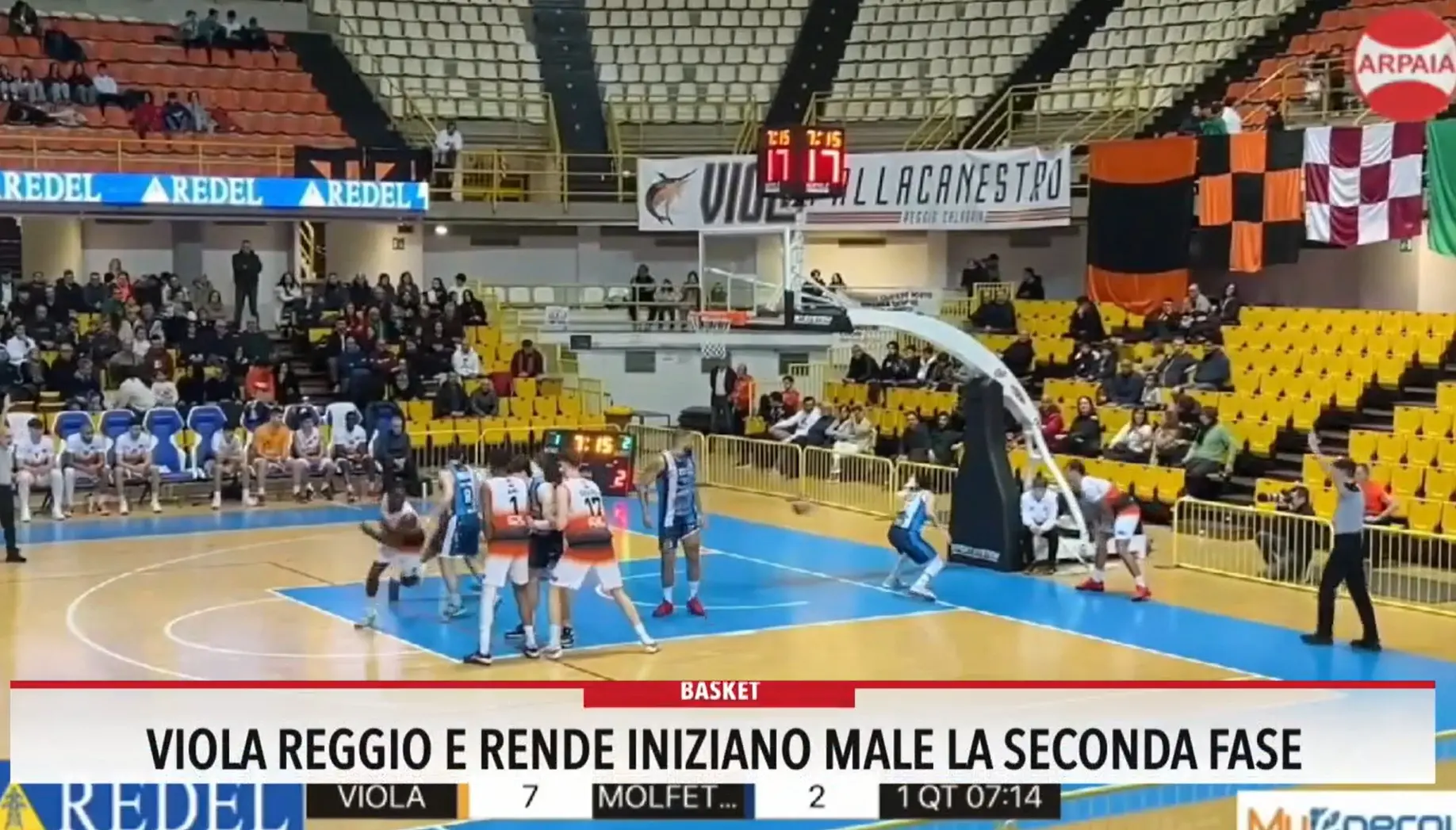 Basket, Viola Reggio e Rende iniziano male la seconda fase