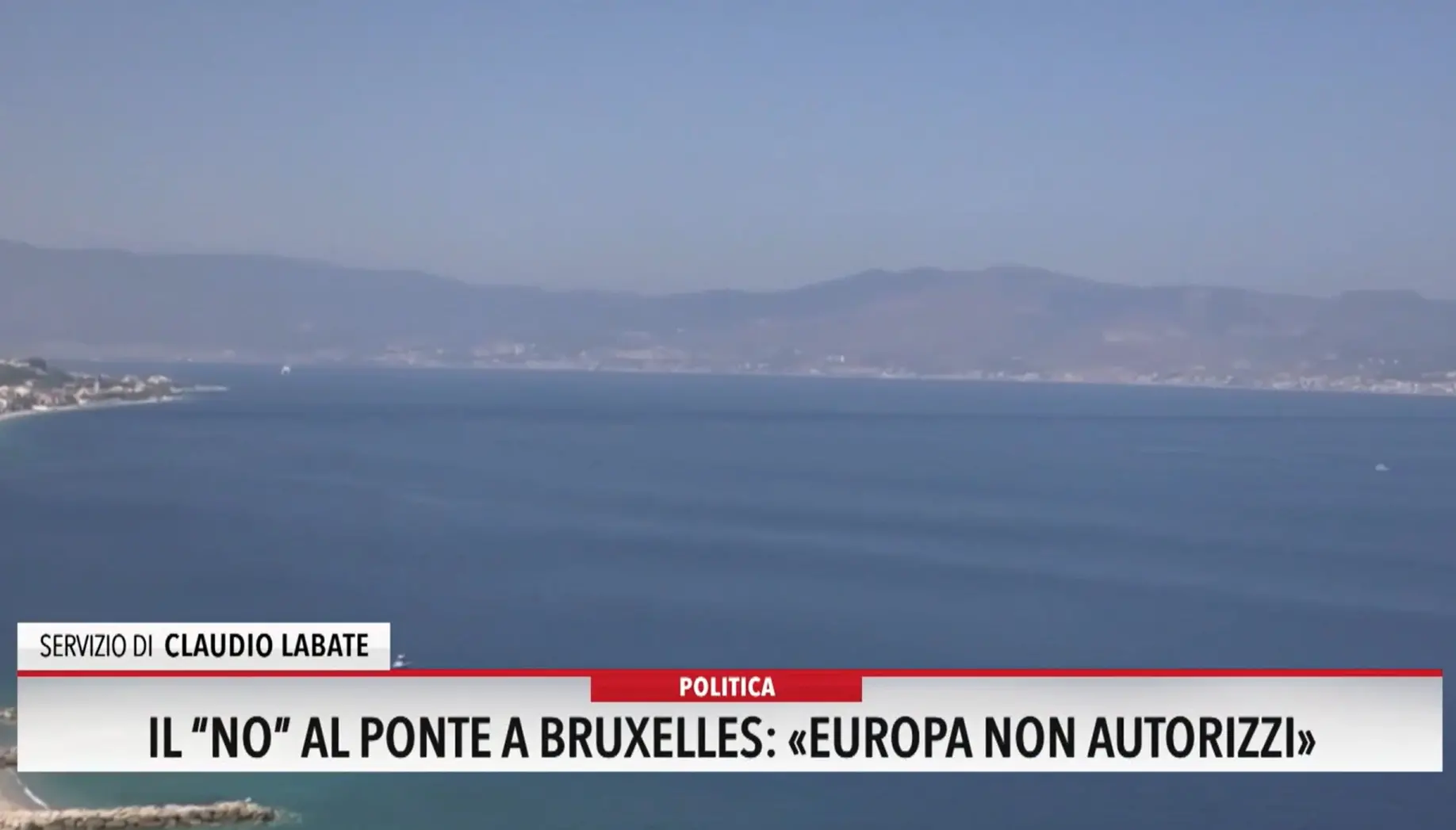 Il \"No al ponte\" a Bruxelles: «Europa non autorizzi»