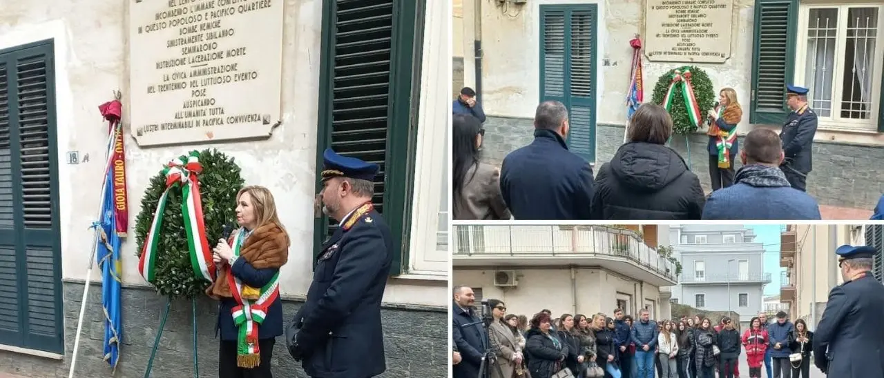 Gioia Tauro commemora le vittime dei bombardamenti della Seconda guerra mondiale. Scarcella:\u00A0«Non dimentichiamo»\n