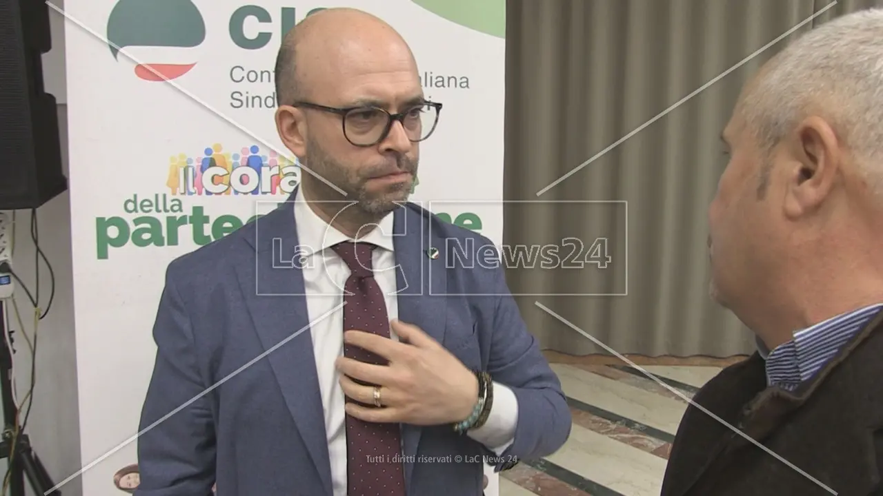 Cosenza, cambio al vertice della Cisl:\u00A0Michele Sapia nuovo segretario generale\n