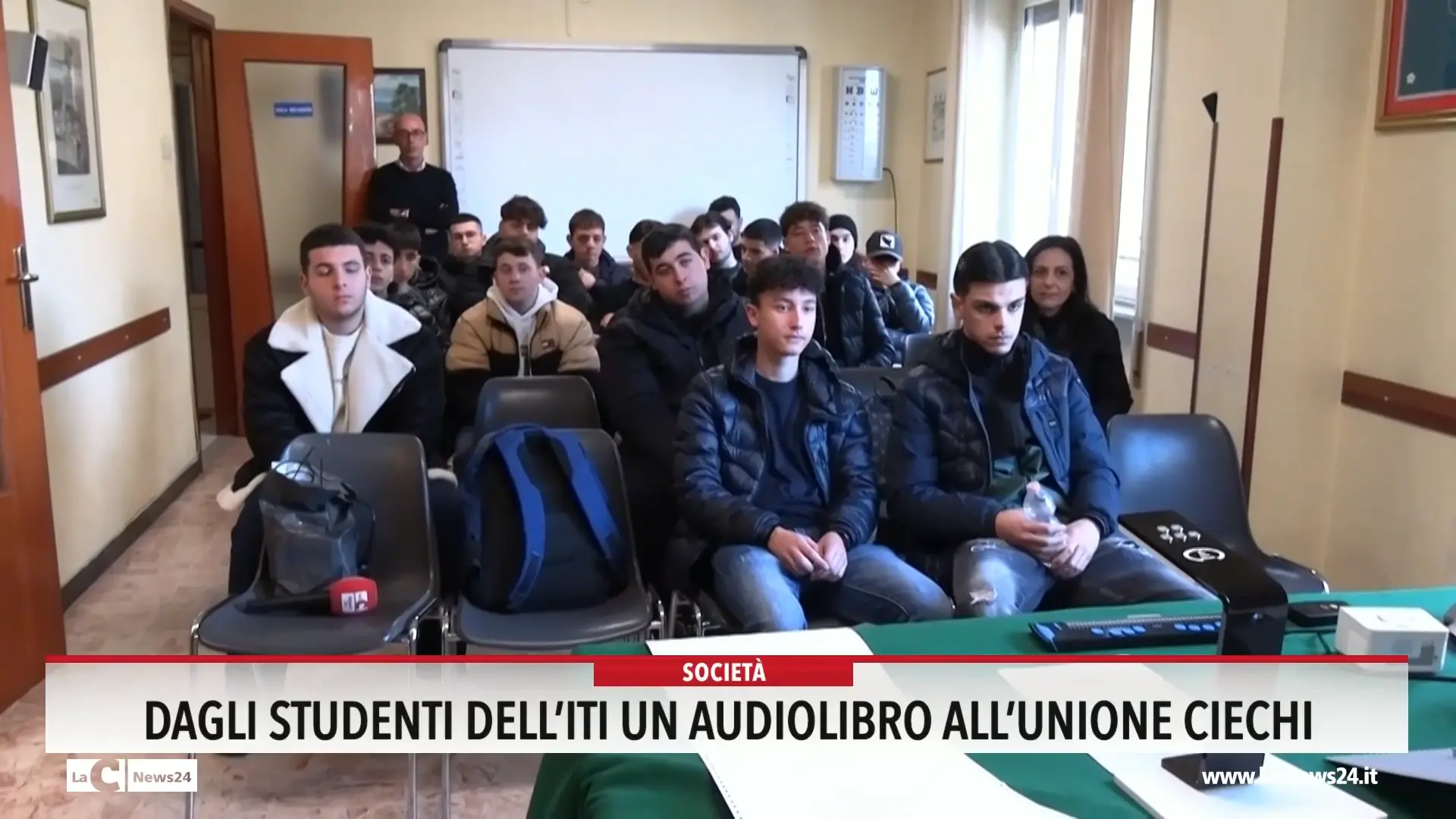 Dagli studenti dell'Iti un audiolibro all'Unione ciechi