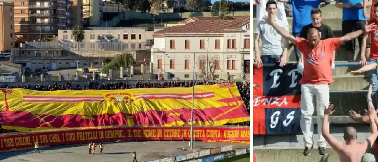 Morte di Salvatore “Uccello” Iaccino, anche la curva “Capraro” di Catanzaro contribuisce alle spese funebri dell’ultrà del Cosenza