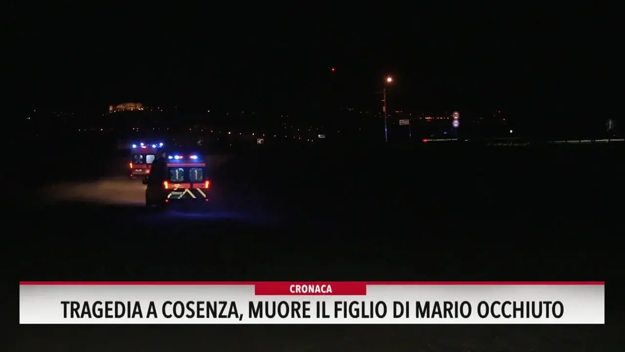 Tragedia a Cosenza, muore il figlio di Mario Occhiuto