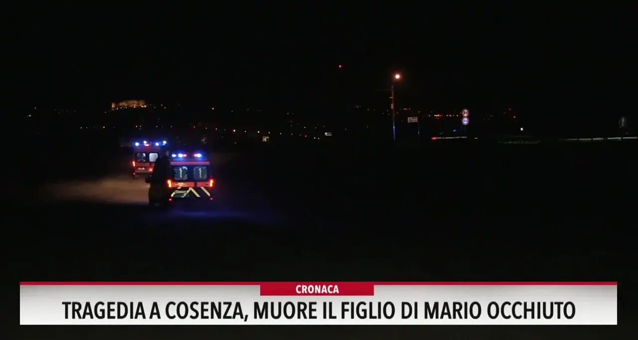 Tragedia a Cosenza, muore il figlio di Mario Occhiuto