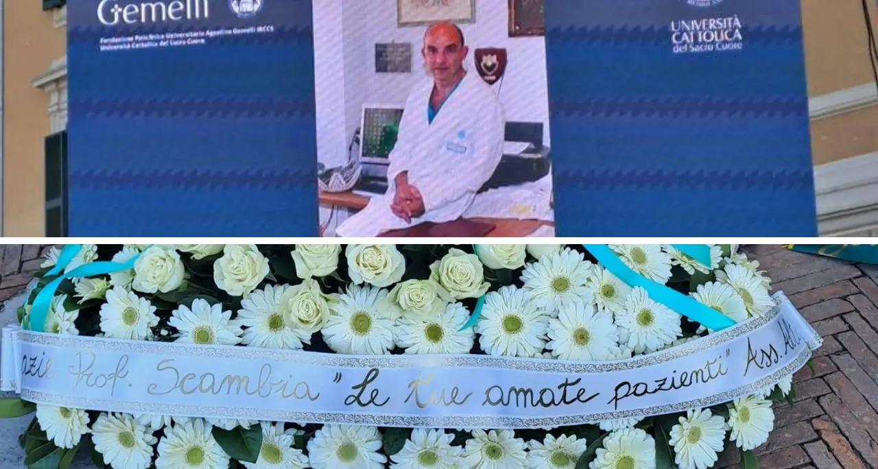 A Roma i funerali del luminare Giovanni Scambia, maxischermo e fiori dalle sue pazienti: «Grazie prof»\n