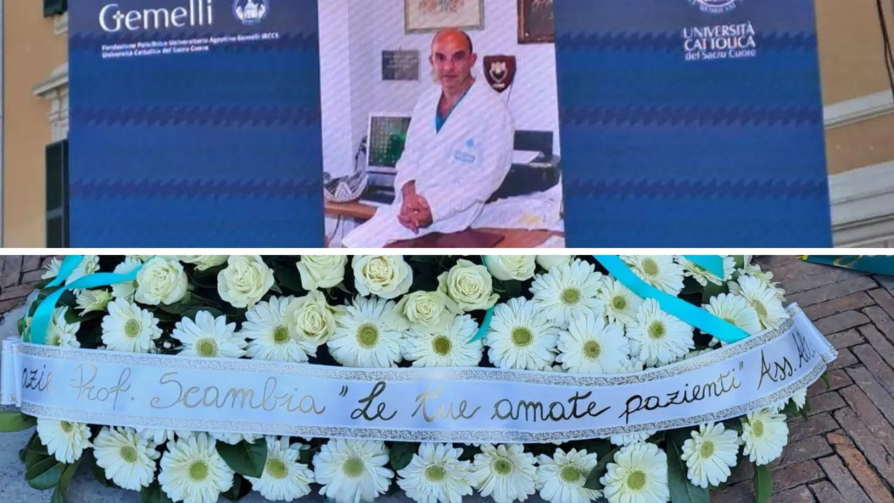 A Roma i funerali del luminare Giovanni Scambia, maxischermo e fiori dalle sue pazienti: «Grazie prof»\n