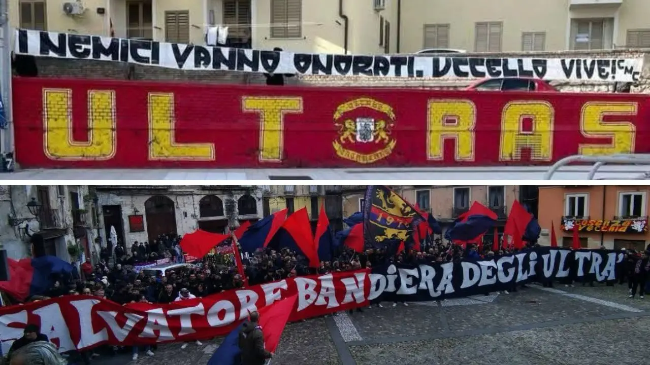 Morte di Salvatore Iaccino, il ricordo degli ultras del Catanzaro: «I nemici vanno onorati. Uccello vive»