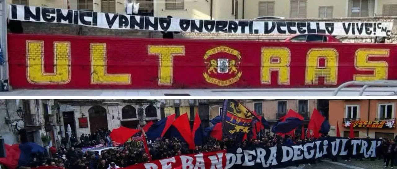 Morte di Salvatore\u00A0Iaccino, il ricordo degli ultras del Catanzaro: «I nemici vanno onorati. Uccello vive»\u00A0\n
