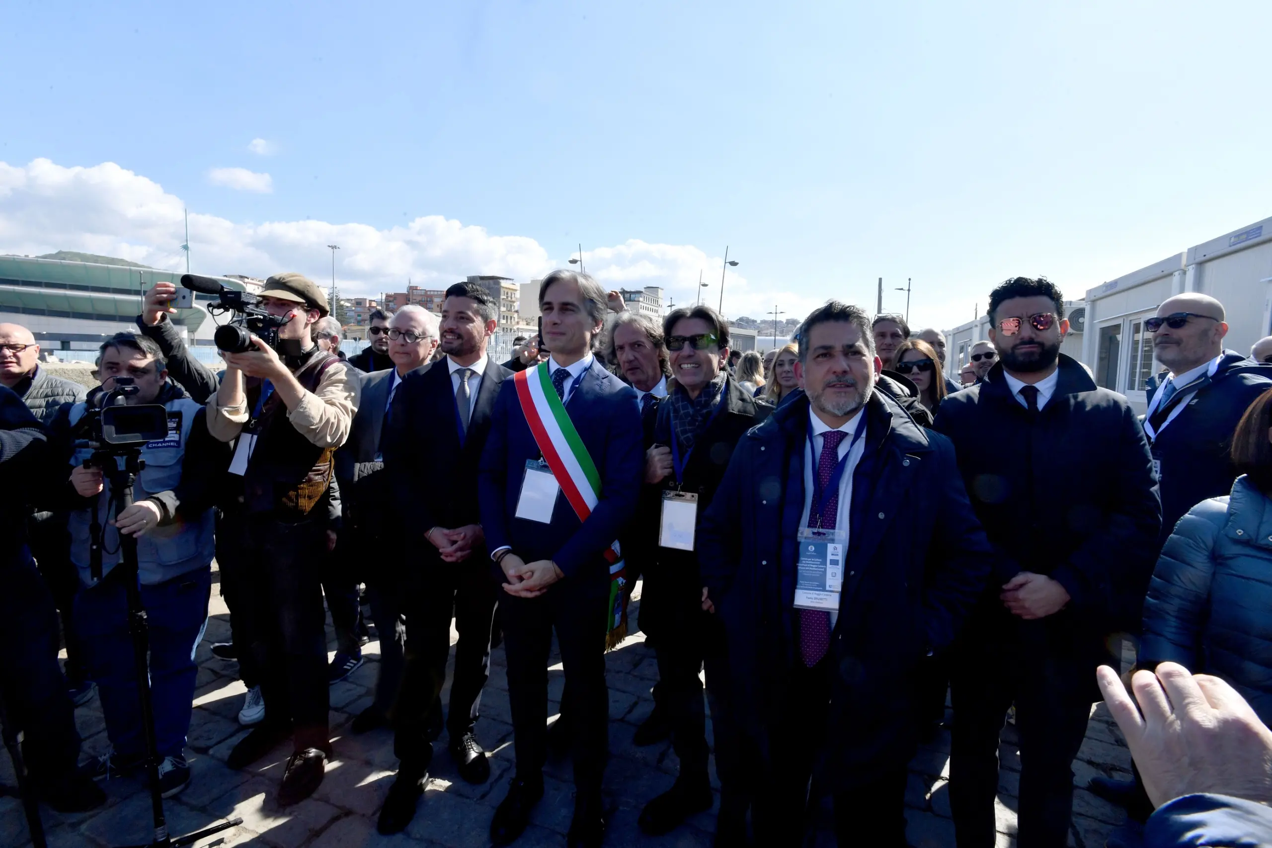 A Reggio\u00A0la prima pietra del Museo del mare,\u00A0Falcomatà: «Cantiere che cambierà il volto del nostro territorio»