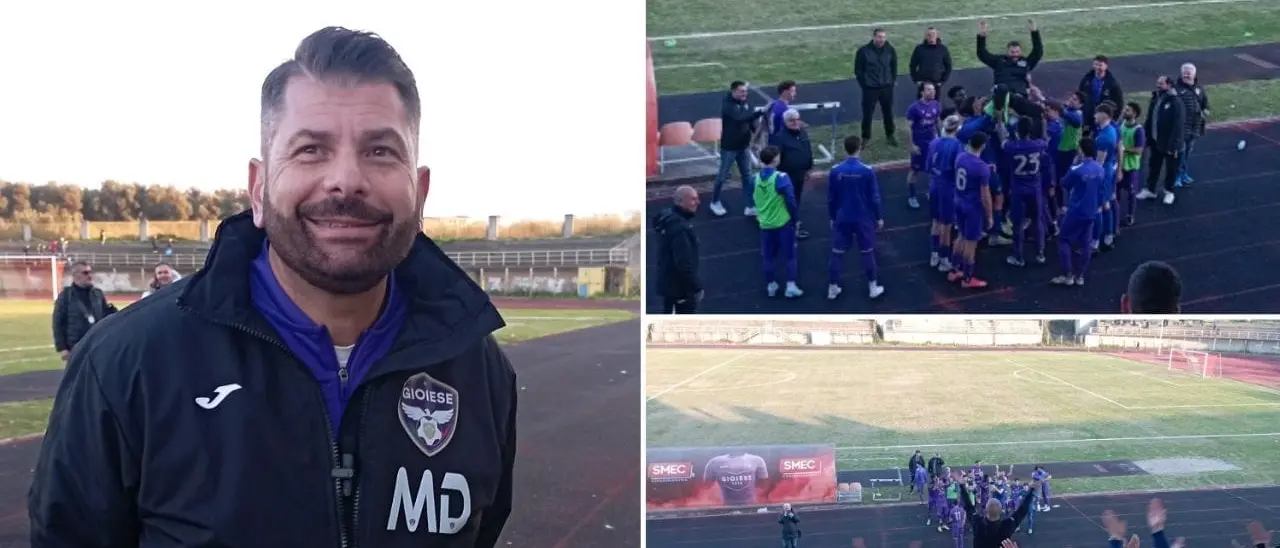 Gioiese 2-1 contro l'Isola Capo Rizzuto. Mister Dal Torrione festeggia il compleanno:«Grazie ai ragazzi per il regalo»\n