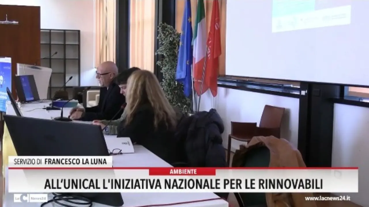 All'Unical l'iniziativa nazionale per le rinnovabili