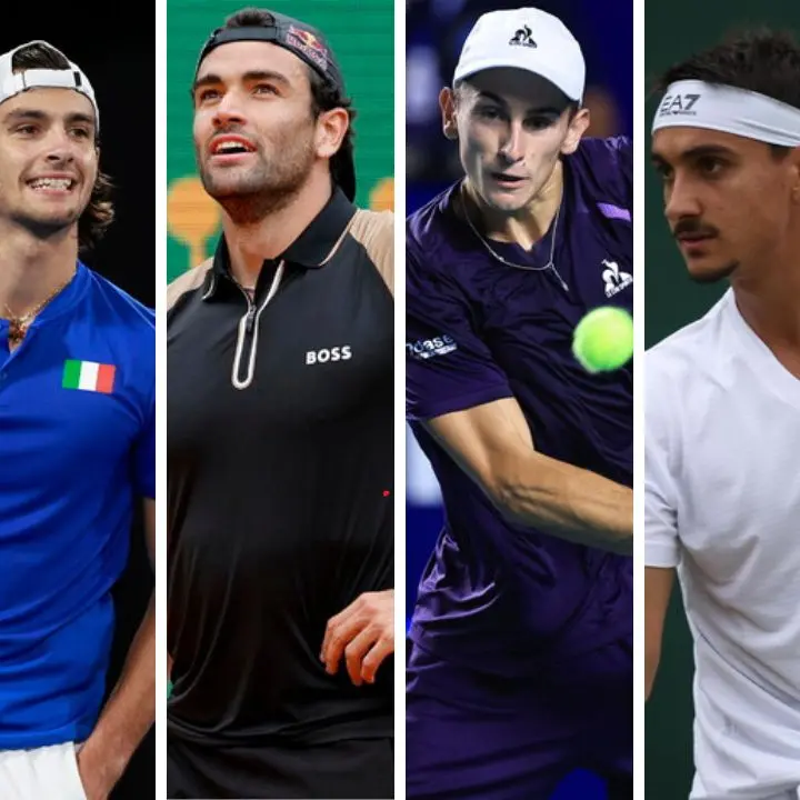 Tennis, sei azzurri nella Top40 della classifica Atp: è record