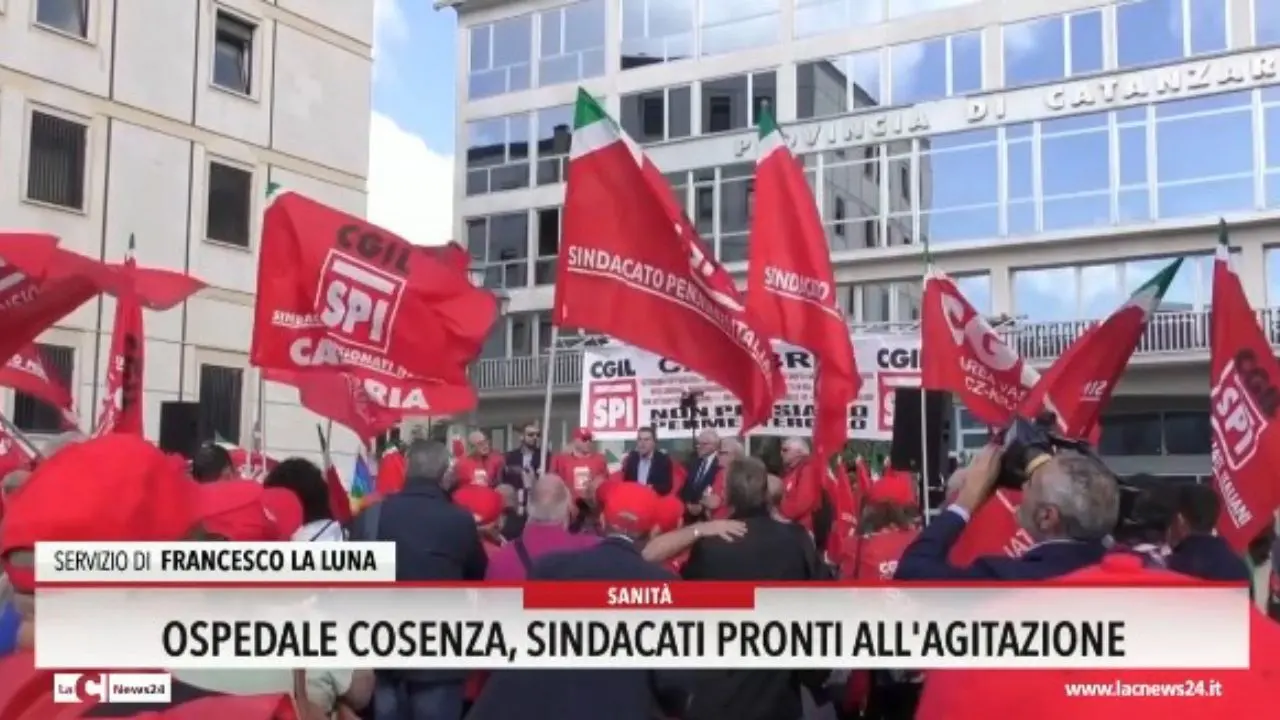 Ospedale Cosenza, sindacati pronti all'agitazione