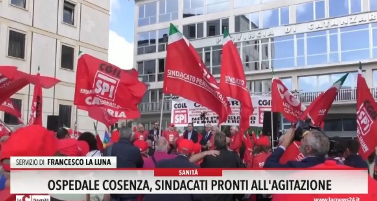 Ospedale Cosenza, sindacati pronti all'agitazione