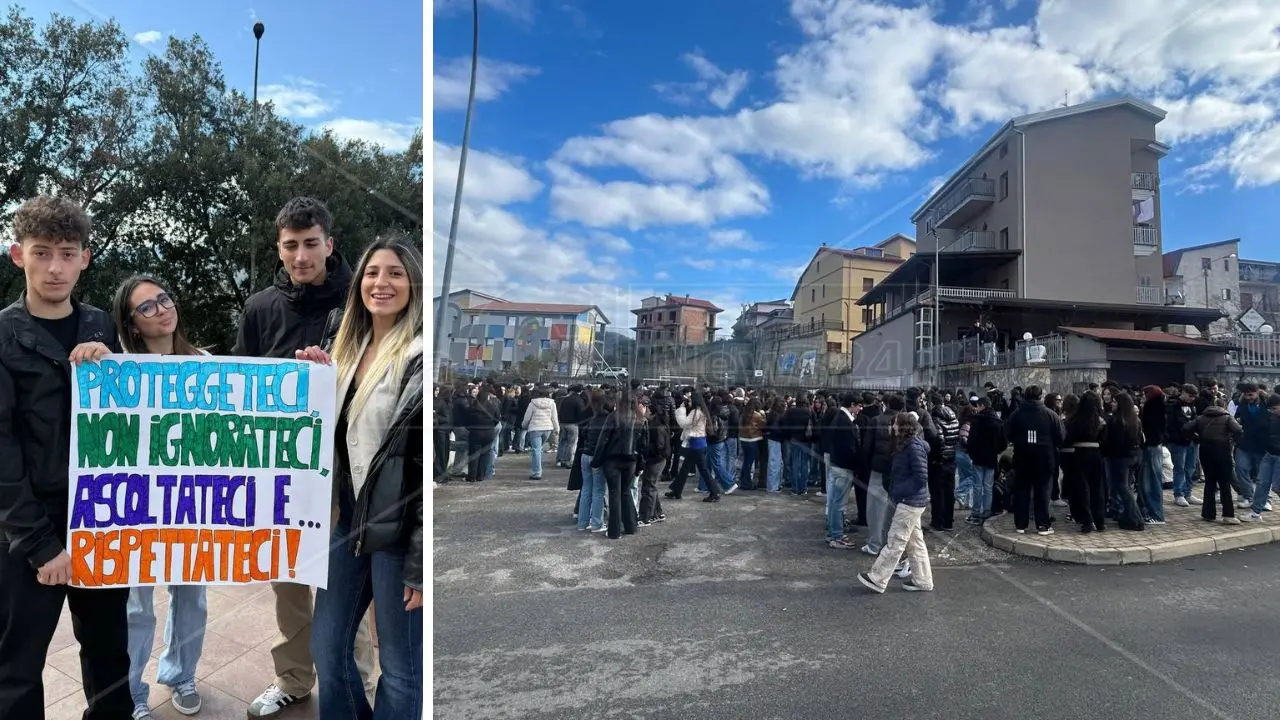 Deepfake ad Acri, studenti in piazza: «La vicenda non sia insabbiata, vogliamo vicinanza per le vittime»