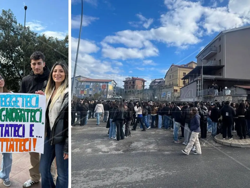 Deepfake ad Acri, studenti in piazza: «La vicenda non sia insabbiata, vogliamo vicinanza per le vittime»