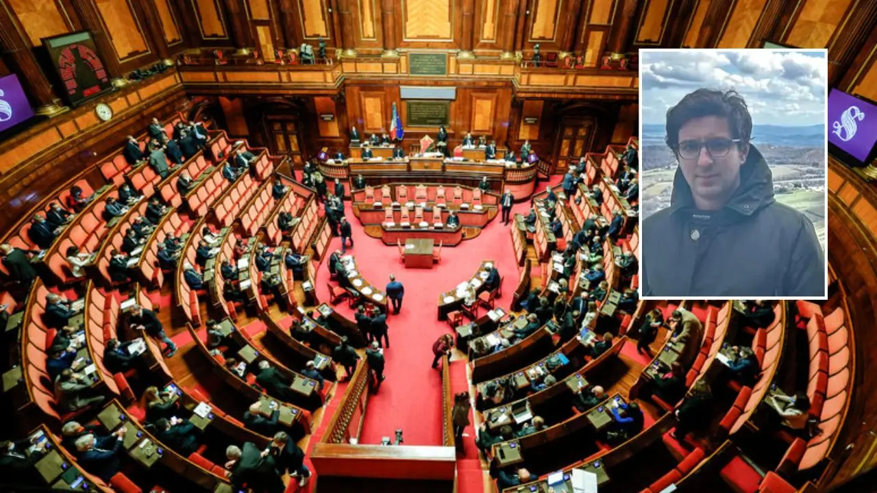 L\\'aula del Senato nel riquadro Francesco Occhiuto