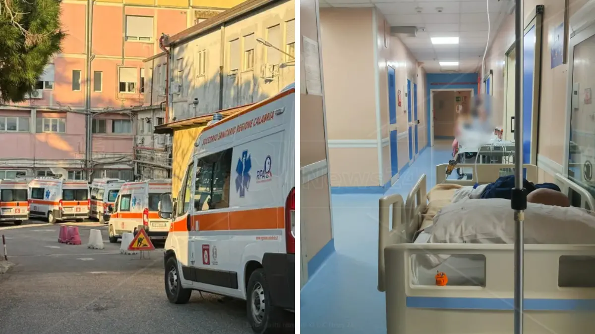 <p>Le ambulanze in fila domenica e poi le barelle nei corridoi del Pronto soccorso</p>\\n