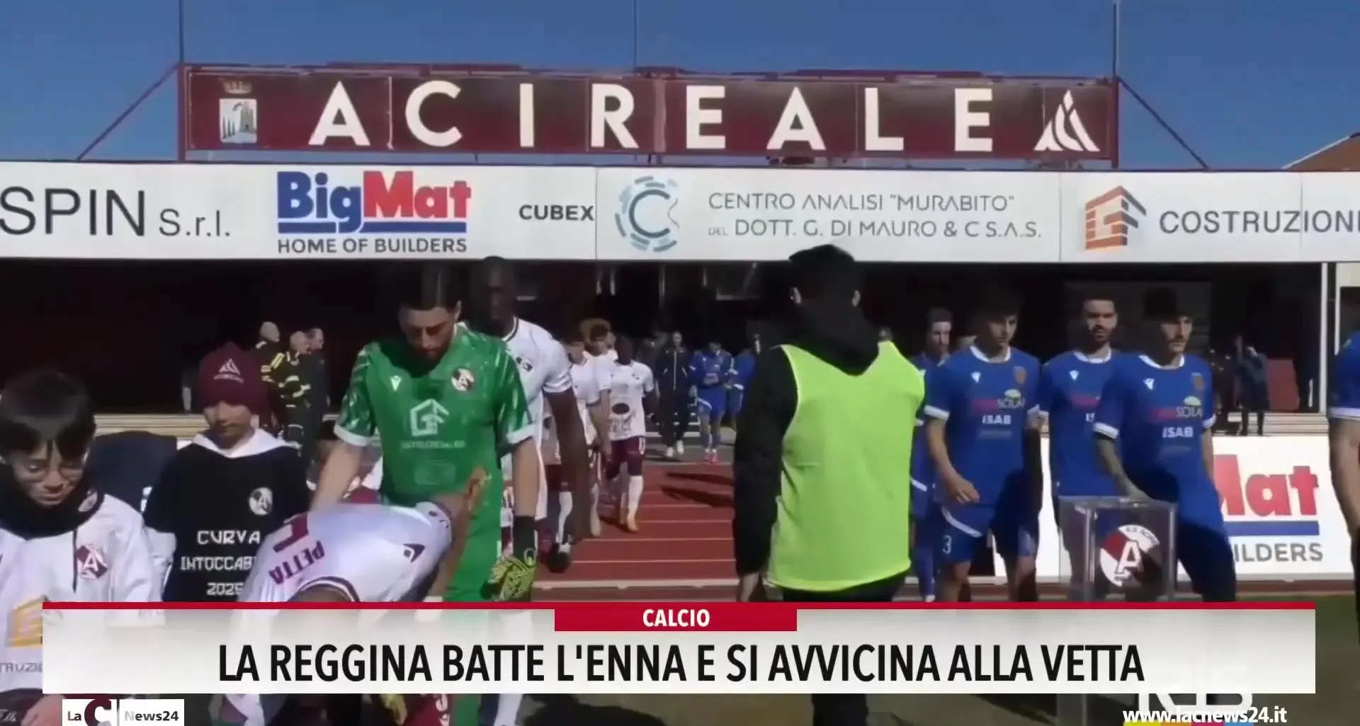 La Reggina batte l'Enna e si avvicina alla vetta