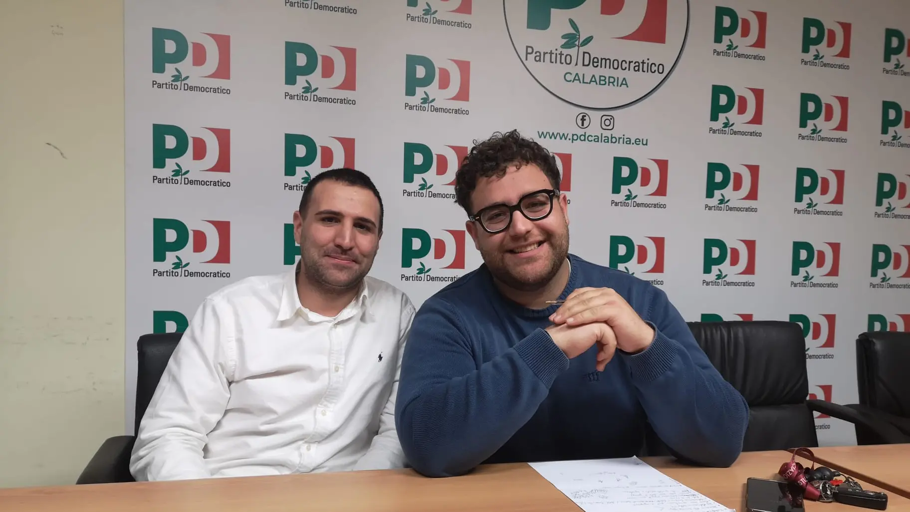 <p>Da sinistra,&nbsp;Angelo Curcio e Stefano Capriglia</p>\\n