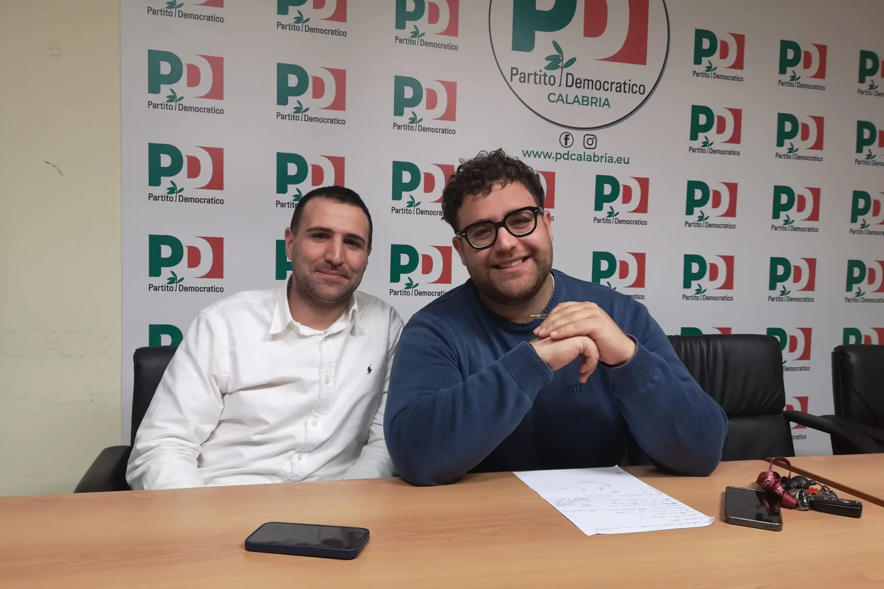 <p>Da sinistra,&nbsp;Angelo Curcio e Stefano Capriglia</p>\\n