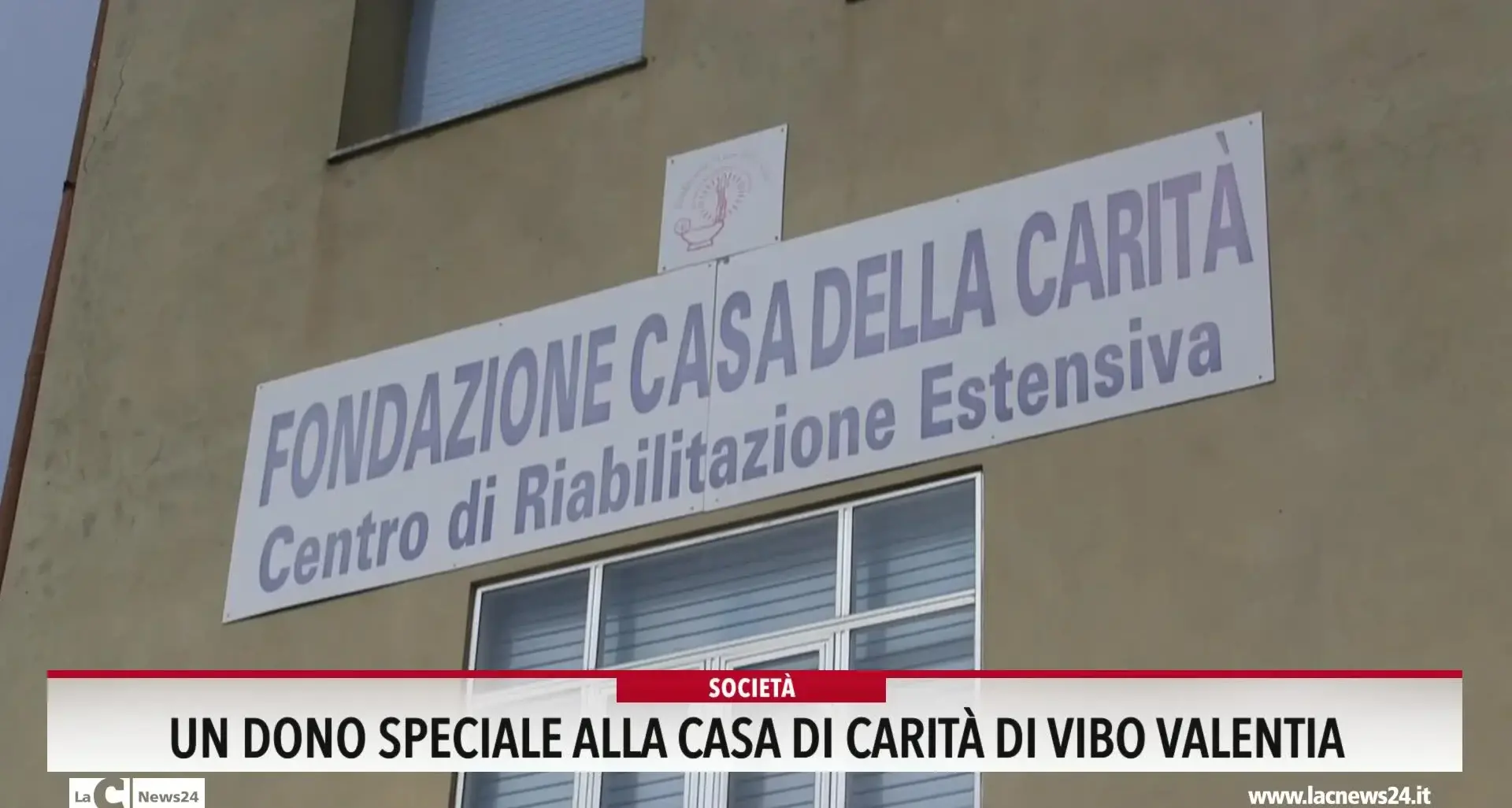 Un dono speciale alla casa di carità di Vibo Valentia