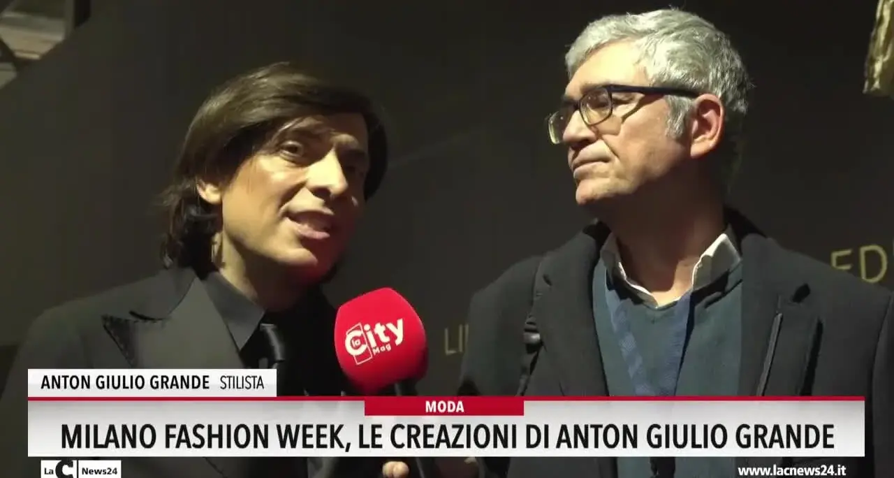 Milano Fashion Week, le creazioni di Anton Giulio Grande