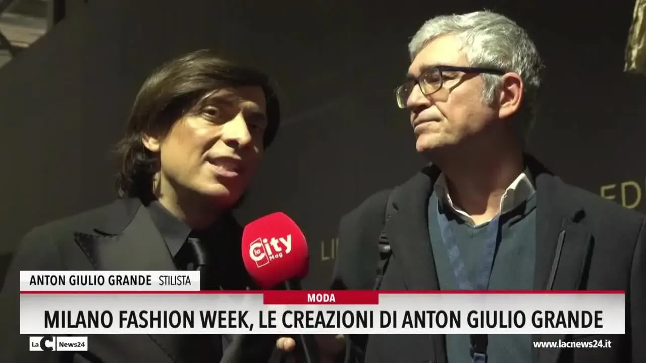 Milano Fashion Week, le creazioni di Anton Giulio Grande