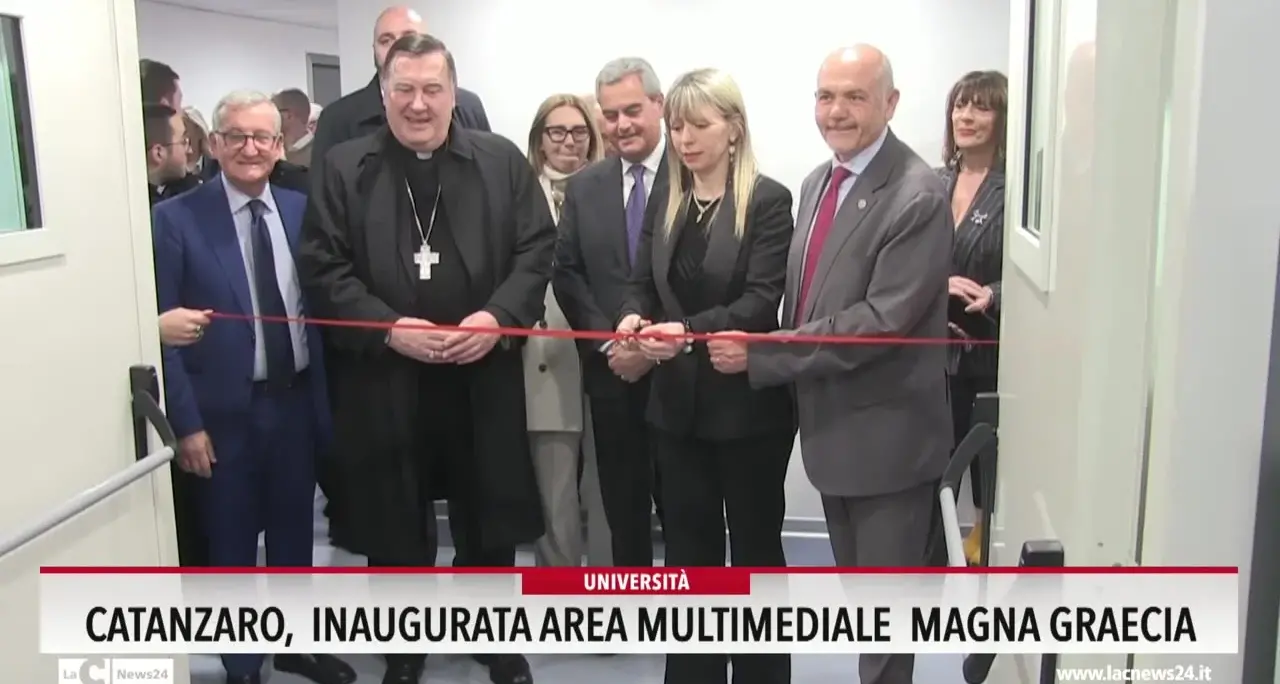 Catanzaro, inaugurata area multimediale alla Magna Grecia