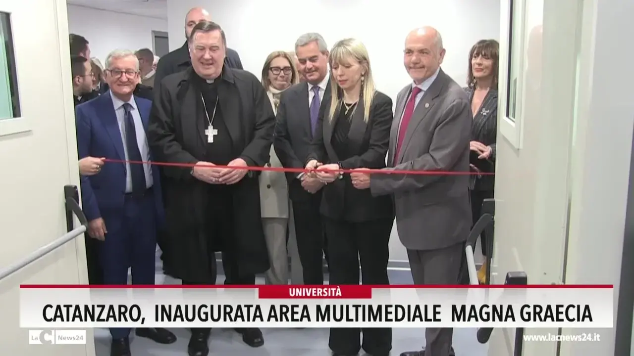 Catanzaro, inaugurata area multimediale alla Magna Grecia