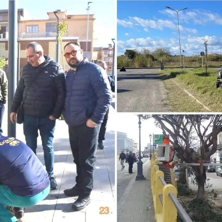 Gioia Tauro, tanti interventi per garantire il decoro. Guerrisi:«Abbiamo restituito dignità a vie, piazze e lungomare»\n