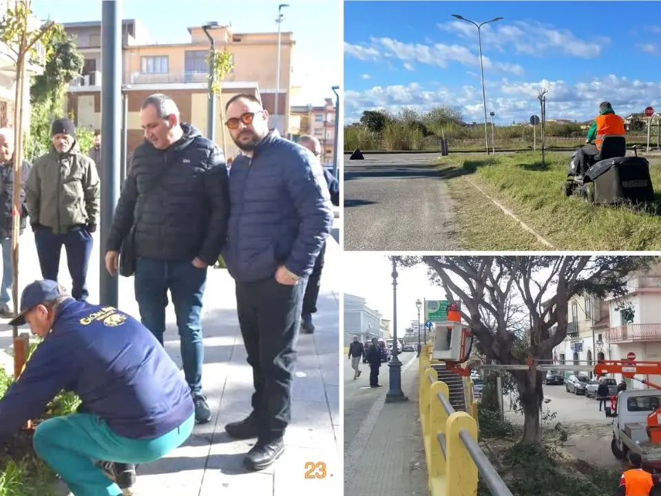 Gioia Tauro, tanti interventi per garantire il decoro. Guerrisi:«Abbiamo restituito dignità a vie, piazze e lungomare»
