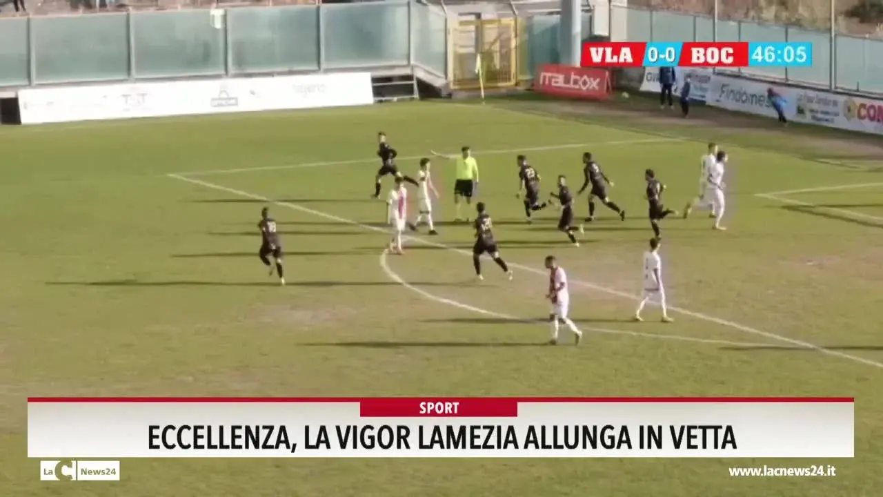 Eccellenza, la Vigor Lamezia allunga in vetta